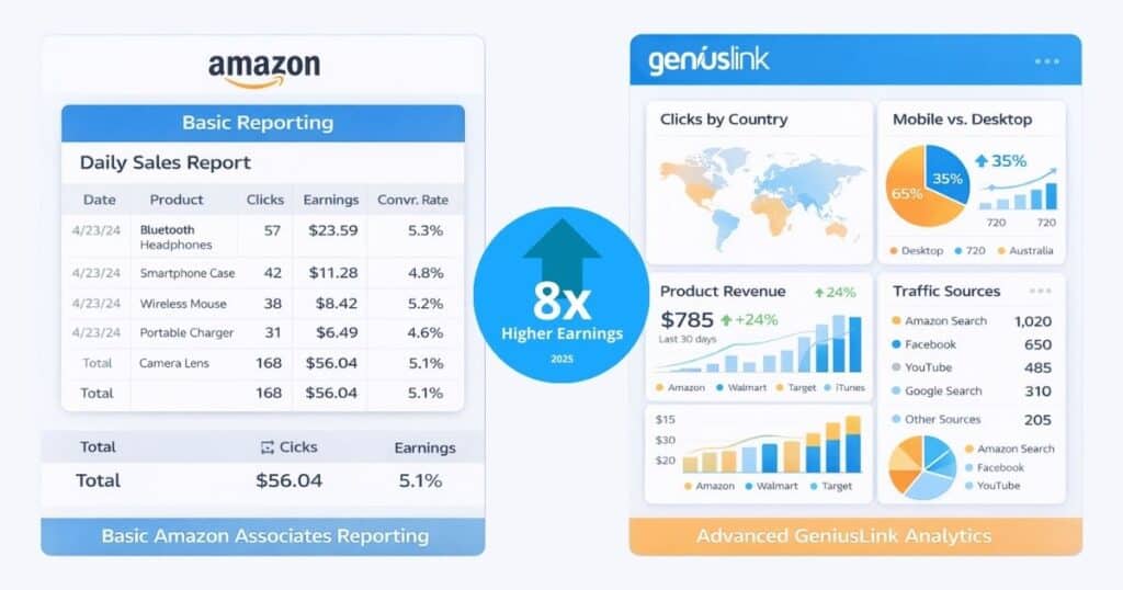 Affiliate link tracking
