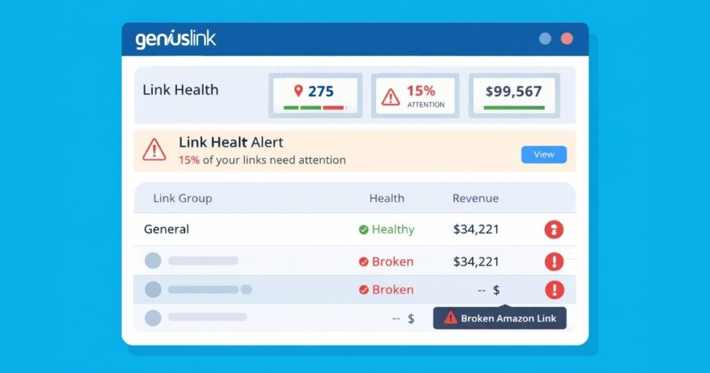 Fix broken affiliate links