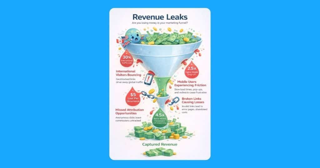 Affiliate link tracking