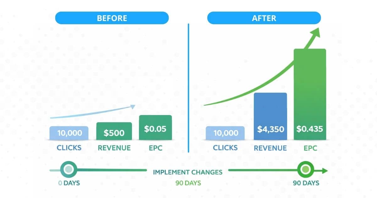 Affiliate link tracking